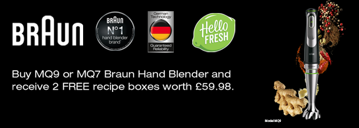 The Braun Hand Blender HelloFresh Promotion
