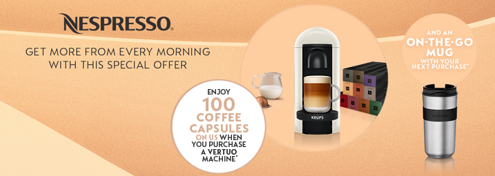 Nespresso Spring Vertuo Promotion 2020