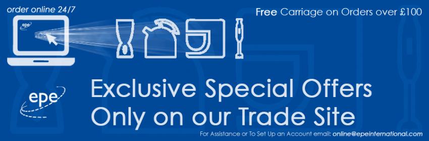 Exclusive Special Offers Only Available on the EPE Trade Site